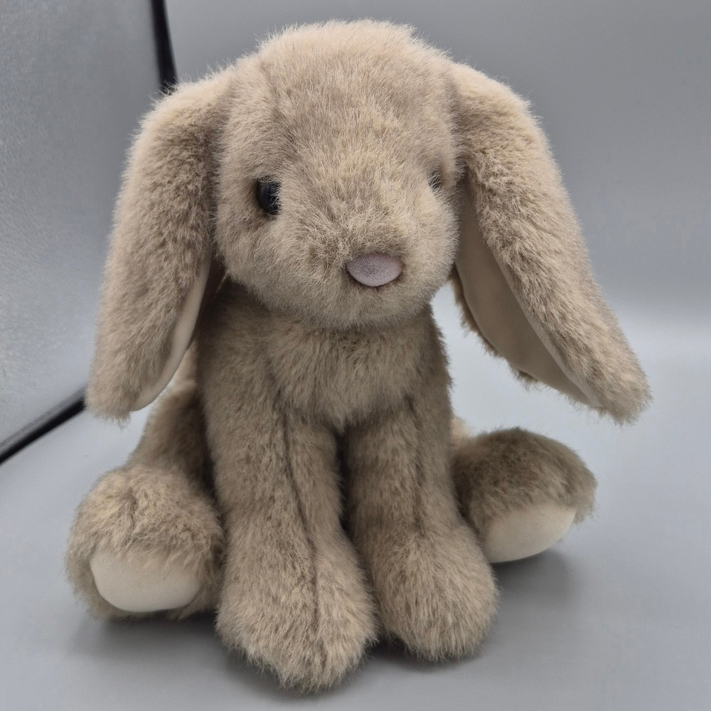 Douglas Cuddle Toy Tan Bunny Rabbit Plush Floppy Ears White Tail 15699 Kids Toy